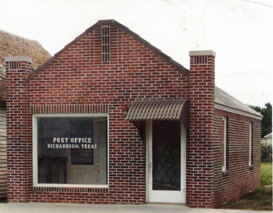 Brick Post Office on Main Street